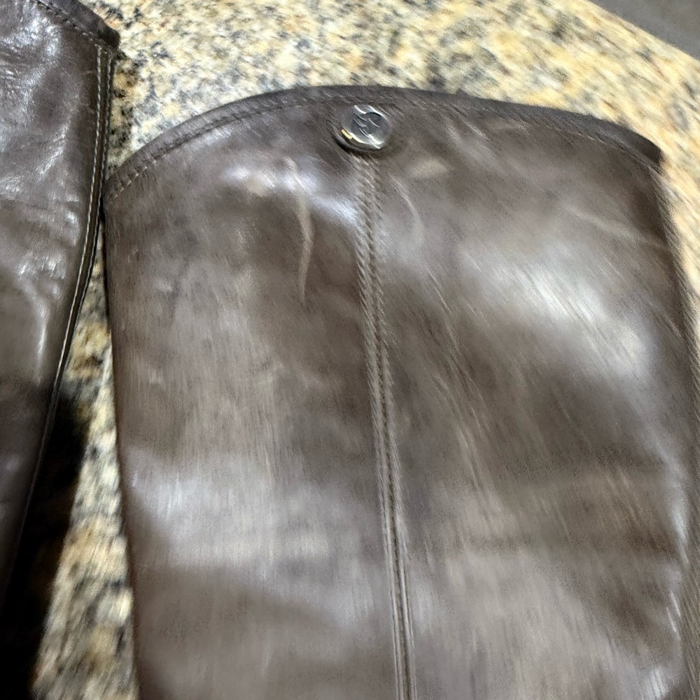 Frye Brown Leather Riding Boots women’s size 9 - Picture 10 of 11